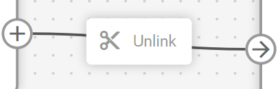 Selected connection highlighted for deletion