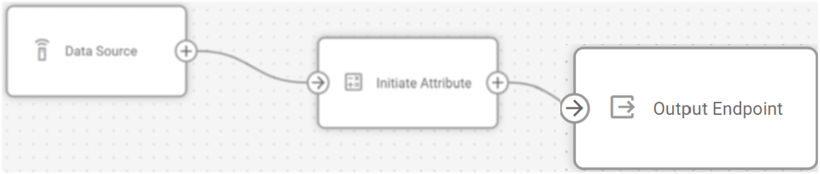 Output Endpoint node in the flow workspace