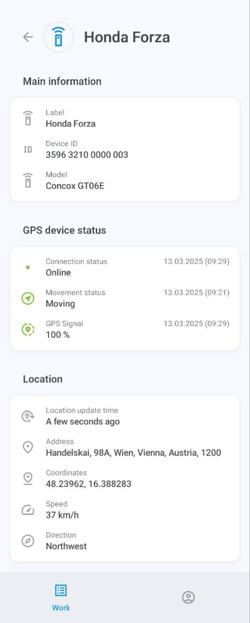 Dispositivo GPS
