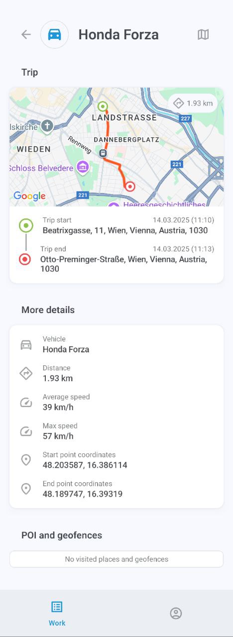 Información del viaje