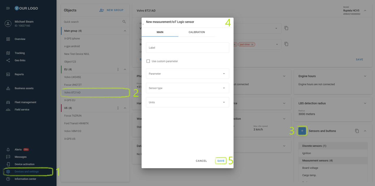 Configuración de Iniciar Atributo